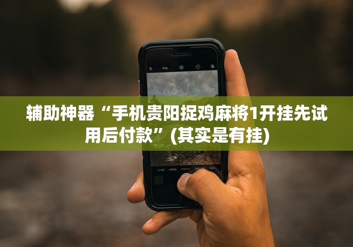 辅助神器“手机贵阳捉鸡麻将1开挂先试用后付款”(其实是有挂) 辅助神器“手机贵阳捉鸡麻将1开挂先试用后付款”(其实是有挂)