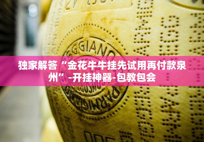 独家解答“金花牛牛挂先试用再付款泉州”-开挂神器-包教包会