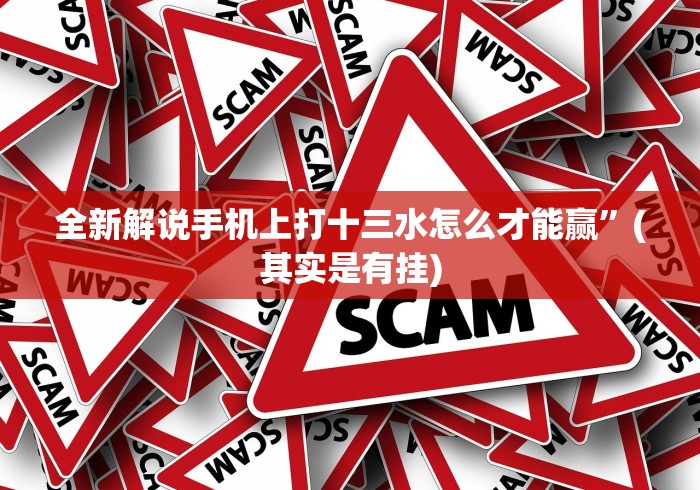 [8秒详论]“十三张开挂神器下载”(果然有透视挂)