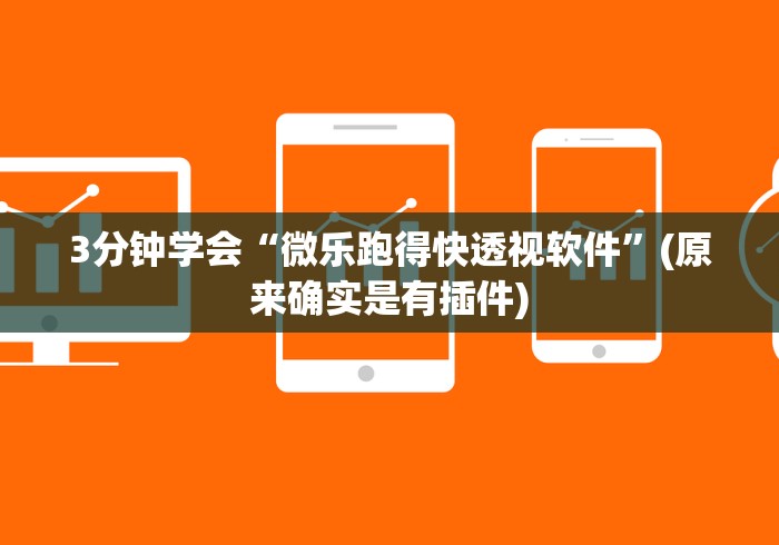 3分钟学会“微乐跑得快透视软件”(原来确实是有插件)