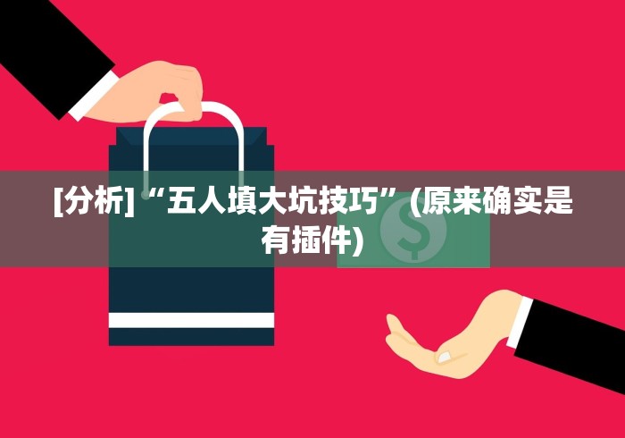 [分析]“五人填大坑技巧”(原来确实是有插件)