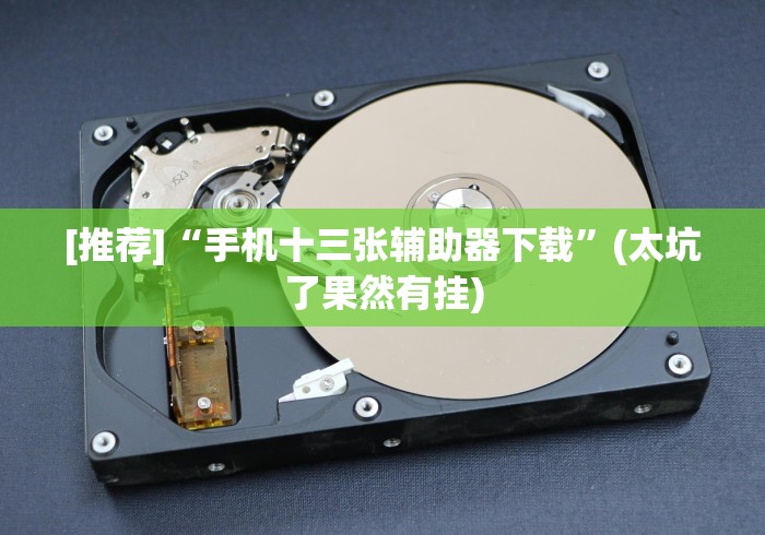 [推荐]“手机十三张辅助器下载”(太坑了果然有挂)