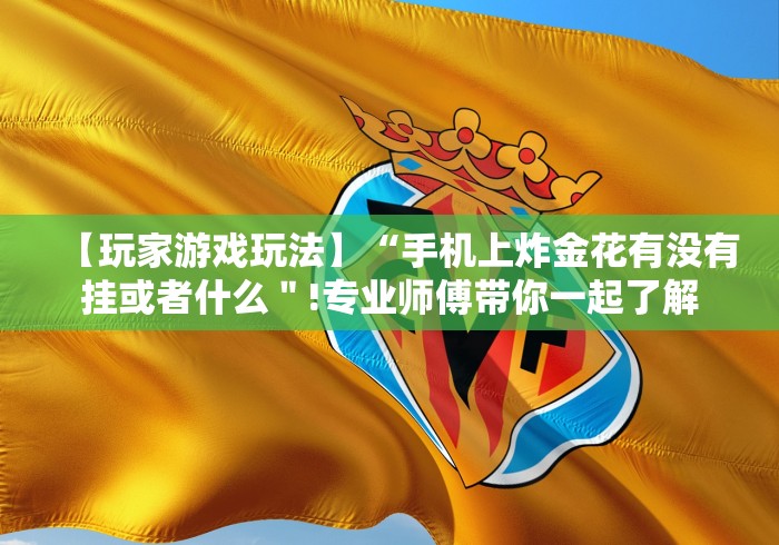 【玩家游戏玩法】“手机上炸金花有没有挂或者什么＂!专业师傅带你一起了解