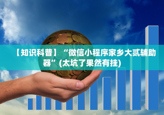 【知识科普】“微信小程序家乡大贰辅助器”(太坑了果然有挂)