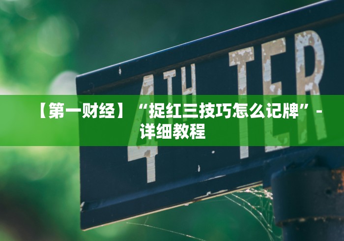 【第一财经】“捉红三技巧怎么记牌”-详细教程 【第一财经】“捉红三技巧怎么记牌”-详细教程