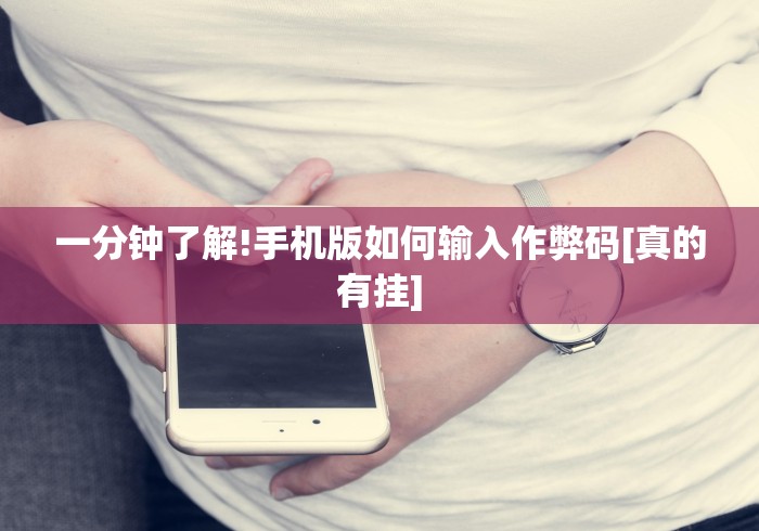 一分钟了解!手机版如何输入作弊码[真的有挂]