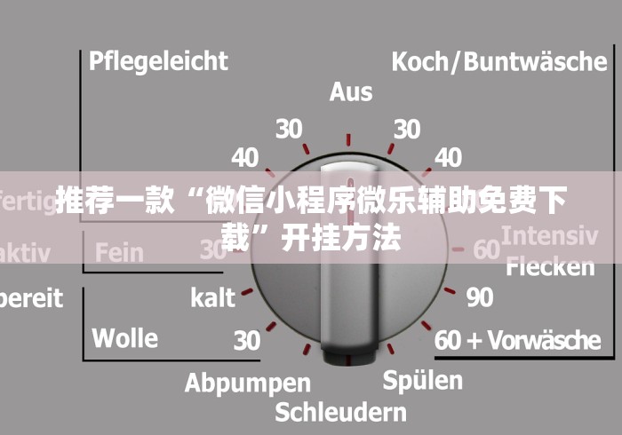 推荐一款“微信小程序微乐辅助免费下载”开挂方法