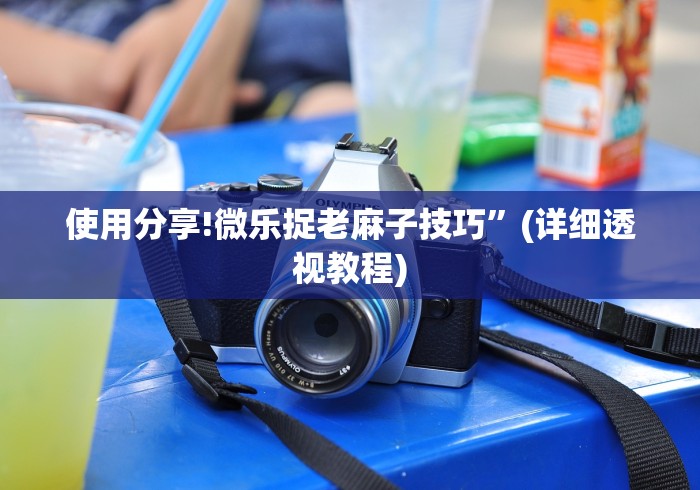 使用分享!微乐捉老麻子技巧”(详细透视教程)