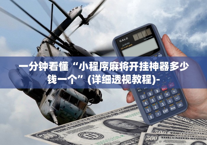 一分钟看懂“小程序麻将开挂神器多少钱一个”(详细透视教程)-