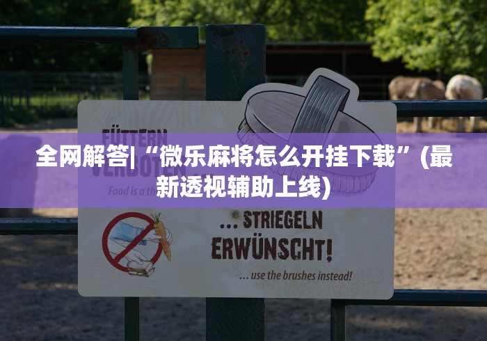 全网解答|“微乐麻将怎么开挂下载”(最新透视辅助上线)