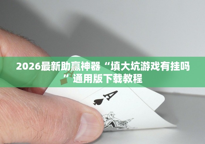 2026最新助赢神器“填大坑游戏有挂吗”通用版下载教程