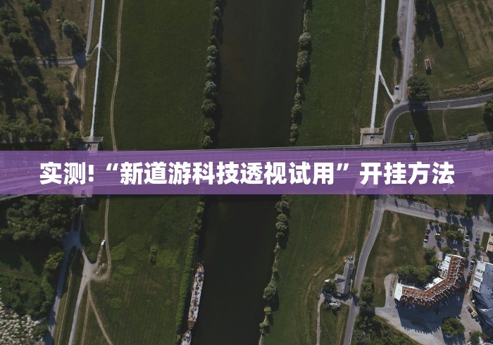 实测!“新道游科技透视试用”开挂方法
