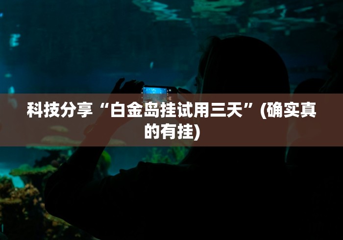 科技分享“白金岛挂试用三天”(确实真的有挂)