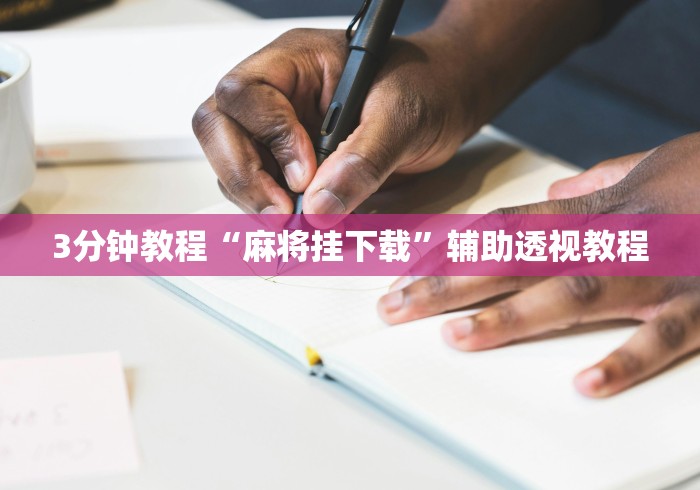 3分钟教程“麻将挂下载”辅助透视教程