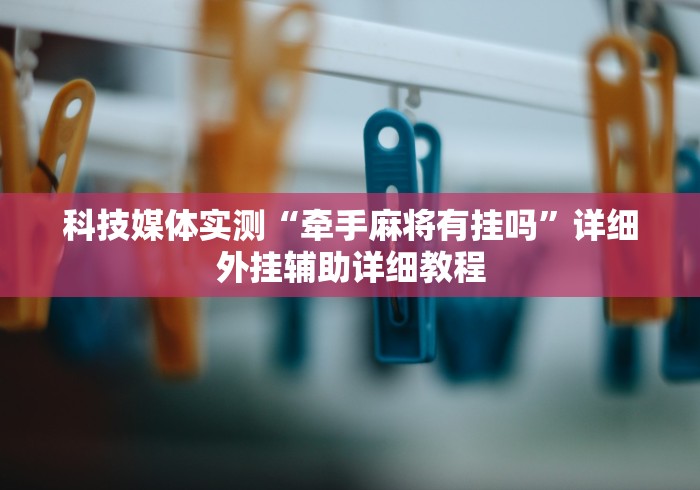 科技媒体实测“牵手麻将有挂吗”详细外挂辅助详细教程