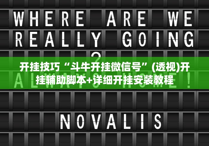 开挂技巧“斗牛开挂微信号”(透视)开挂辅助脚本+详细开挂安装教程
