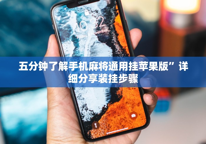 五分钟了解手机麻将通用挂苹果版”详细分享装挂步骤