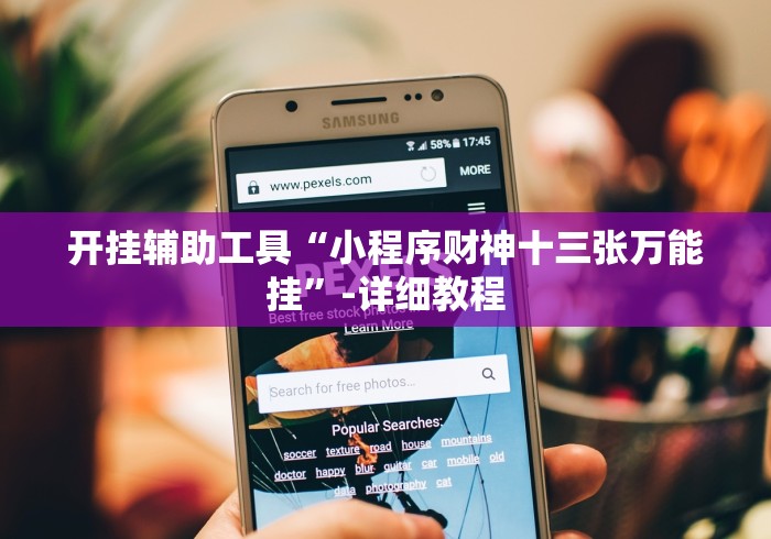开挂辅助工具“小程序财神十三张万能挂”-详细教程