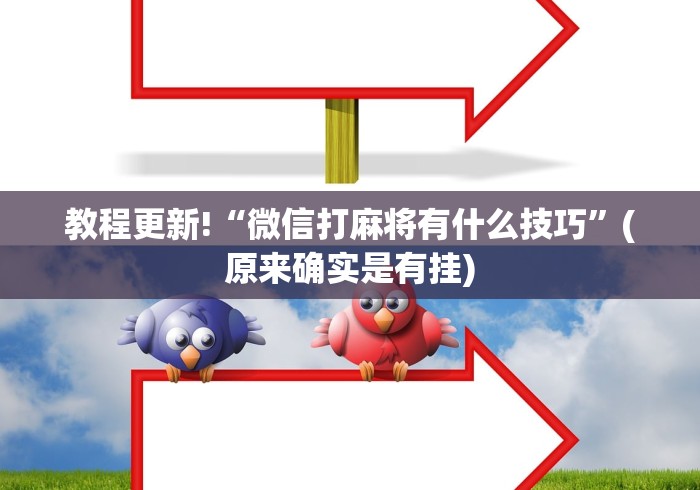 教程更新!“微信打麻将有什么技巧”(原来确实是有挂)