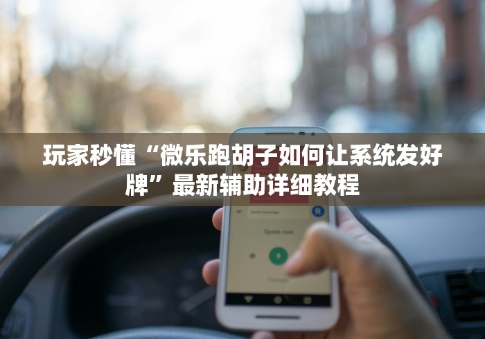 玩家秒懂“微乐跑胡子如何让系统发好牌”最新辅助详细教程