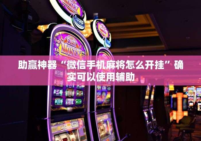 助赢神器“微信手机麻将怎么开挂”确实可以使用辅助