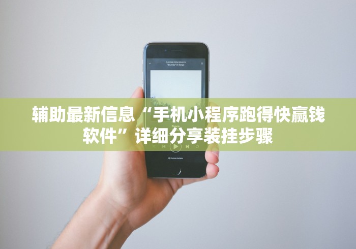 辅助最新信息“手机小程序跑得快赢钱软件”详细分享装挂步骤