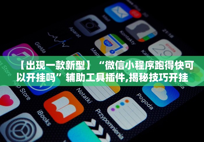 【出现一款新型】“微信小程序跑得快可以开挂吗”辅助工具插件,揭秘技巧开挂
