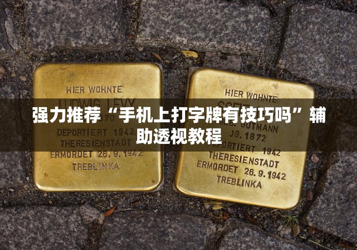 强力推荐“手机上打字牌有技巧吗	”辅助透视教程