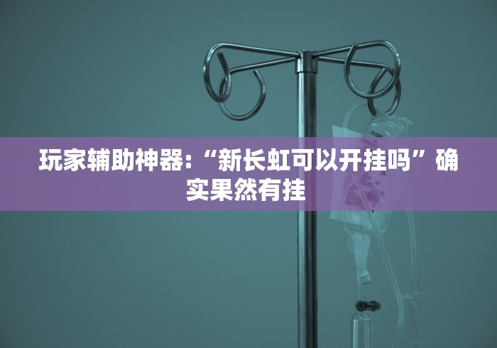 玩家辅助神器:“新长虹可以开挂吗”确实果然有挂 