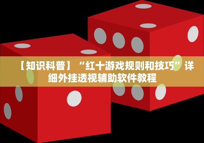 【知识科普】“红十游戏规则和技巧”详细外挂透视辅助软件教程