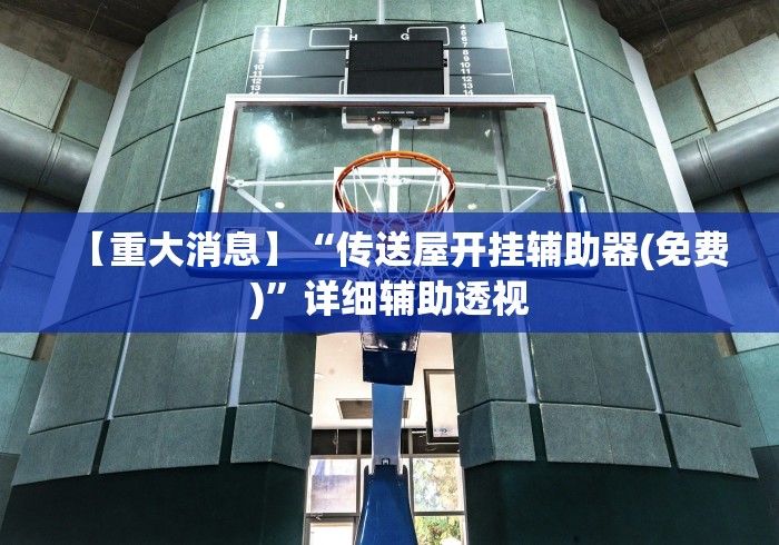 【重大消息】“传送屋开挂辅助器(免费)”详细辅助透视