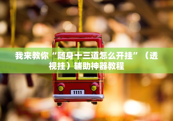 我来教你“随身十三道怎么开挂”（透视挂）辅助神器教程