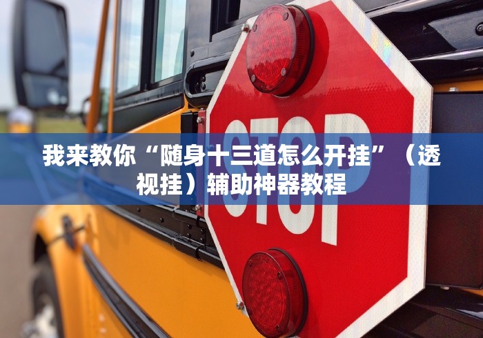 我来教你“随身十三道怎么开挂”（透视挂）辅助神器教程