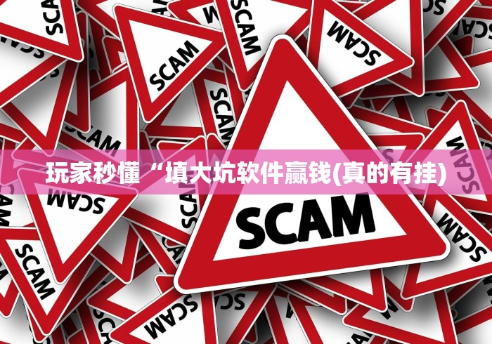 玩家秒懂“填大坑软件赢钱(真的有挂)