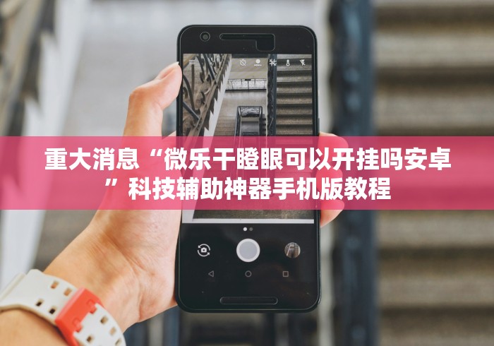 重大消息“微乐干瞪眼可以开挂吗安卓”科技辅助神器手机版教程